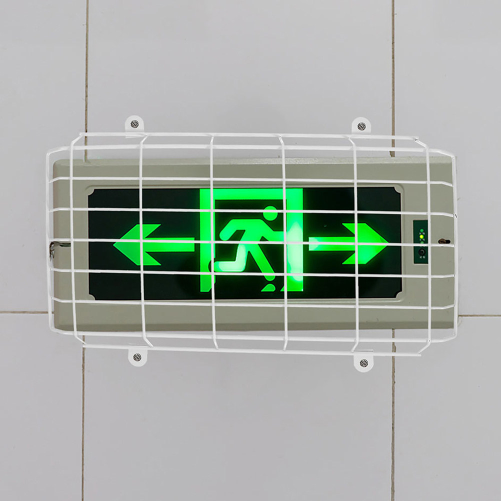 Emergency Exit Sign - 2 pièces, protection pour panneau de