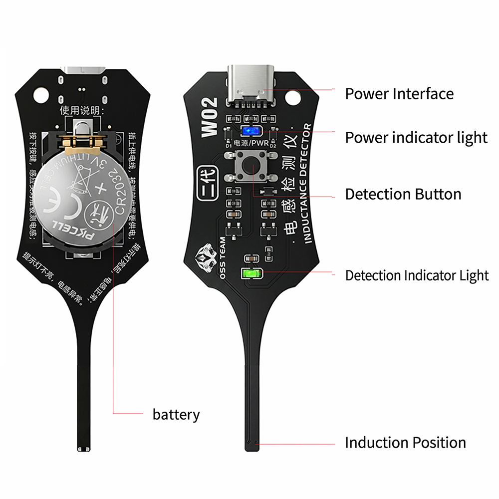 Testeur d'inductance DC 5V pou - Co Detector Plug avis et prix