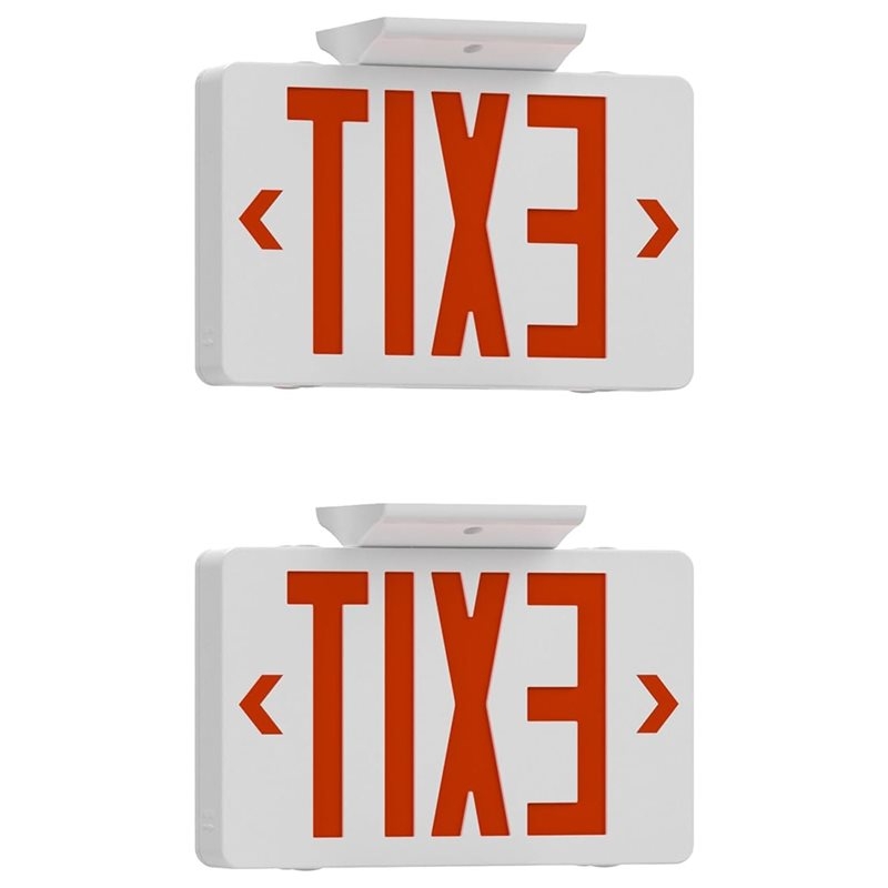 【A10R】Panneau de sortie rouge  - Emergency Exit Sign avis et prix