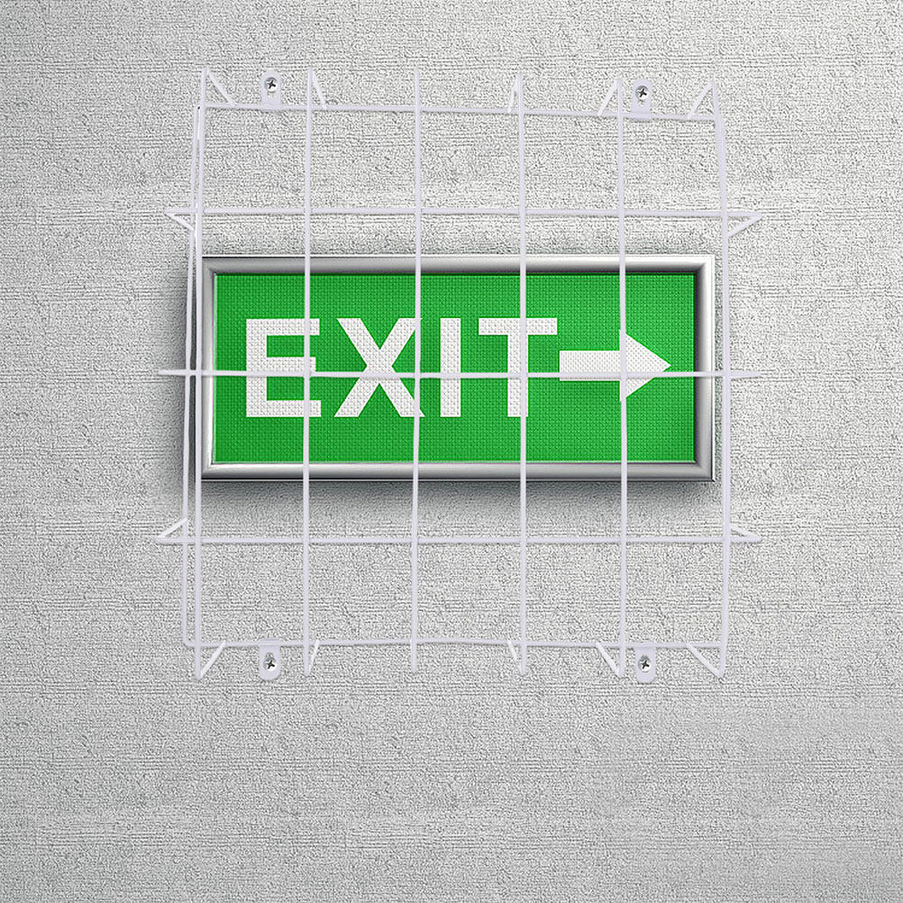 2 pièces, cage métallique robu - Emergency Exit Sign avis et prix