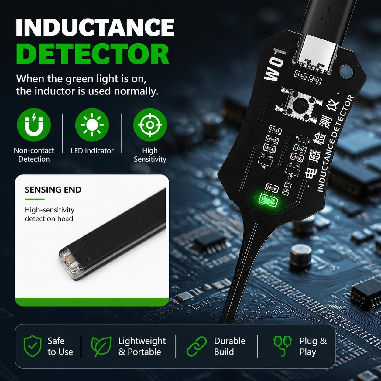 Testeur d'inductance de type C - Co Detector Plug avis et prix