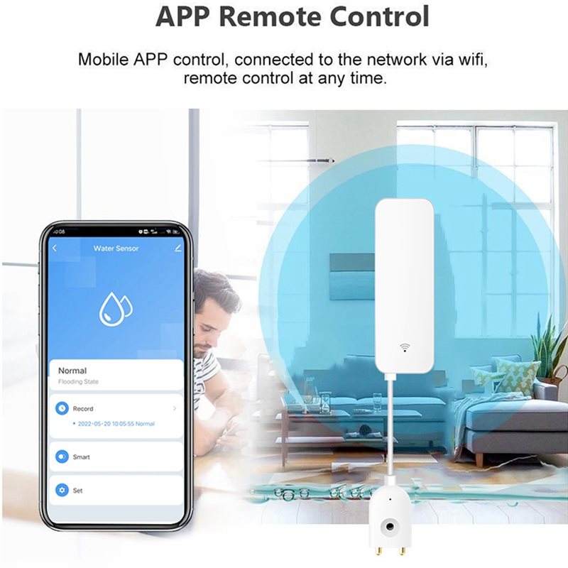 DTEN-Tuya Capteur intelligent  - Water Alarm Sensor avis et prix