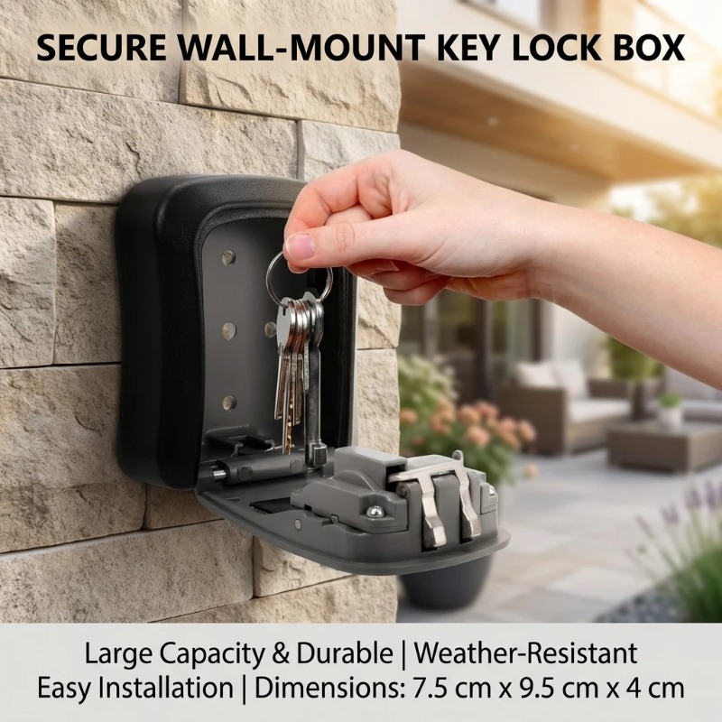 Boîte à clés murale avec serru - Lockbox Key Secure avis et prix